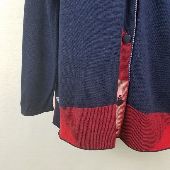 Charter Club Printed Knit Cardigan Sweater - Picture 2 of 6